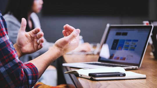 people in a meeting